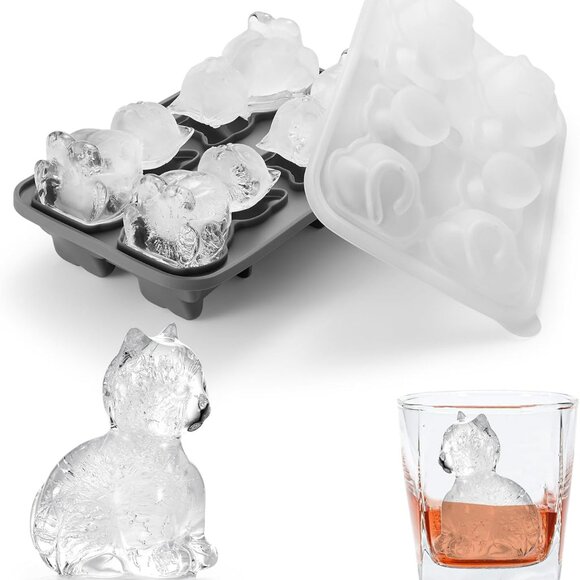 Other | 3d Cat Ice Cube Mold Fun Shapes Cat Lover Gifts For Women Mom ...